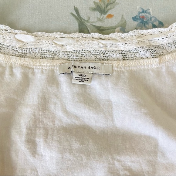 Dainty Cottagecore Blouse with Lace and Bows - Picture 4 of 4